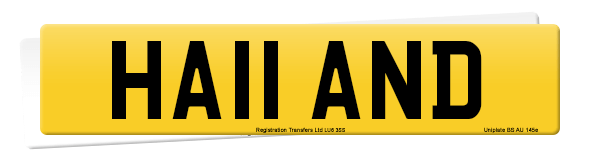 Registration number HA11 AND